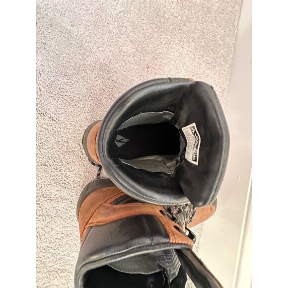 Vasque Vibram Mens Hiking Boots Size 7M Brown/Black Leather Lace Up 716M - Picture 12 of 13